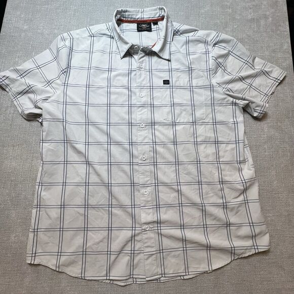 Harley-Davidson Other - Harley Davidson H-D Performance Shirt White Plaid Mens XXL Biker Windowpane